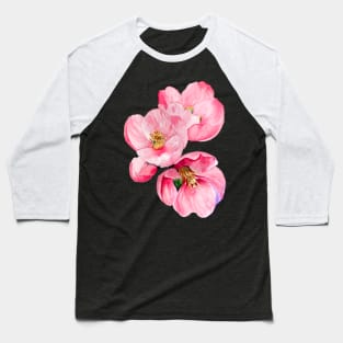 Flowering Quince Baseball T-Shirt